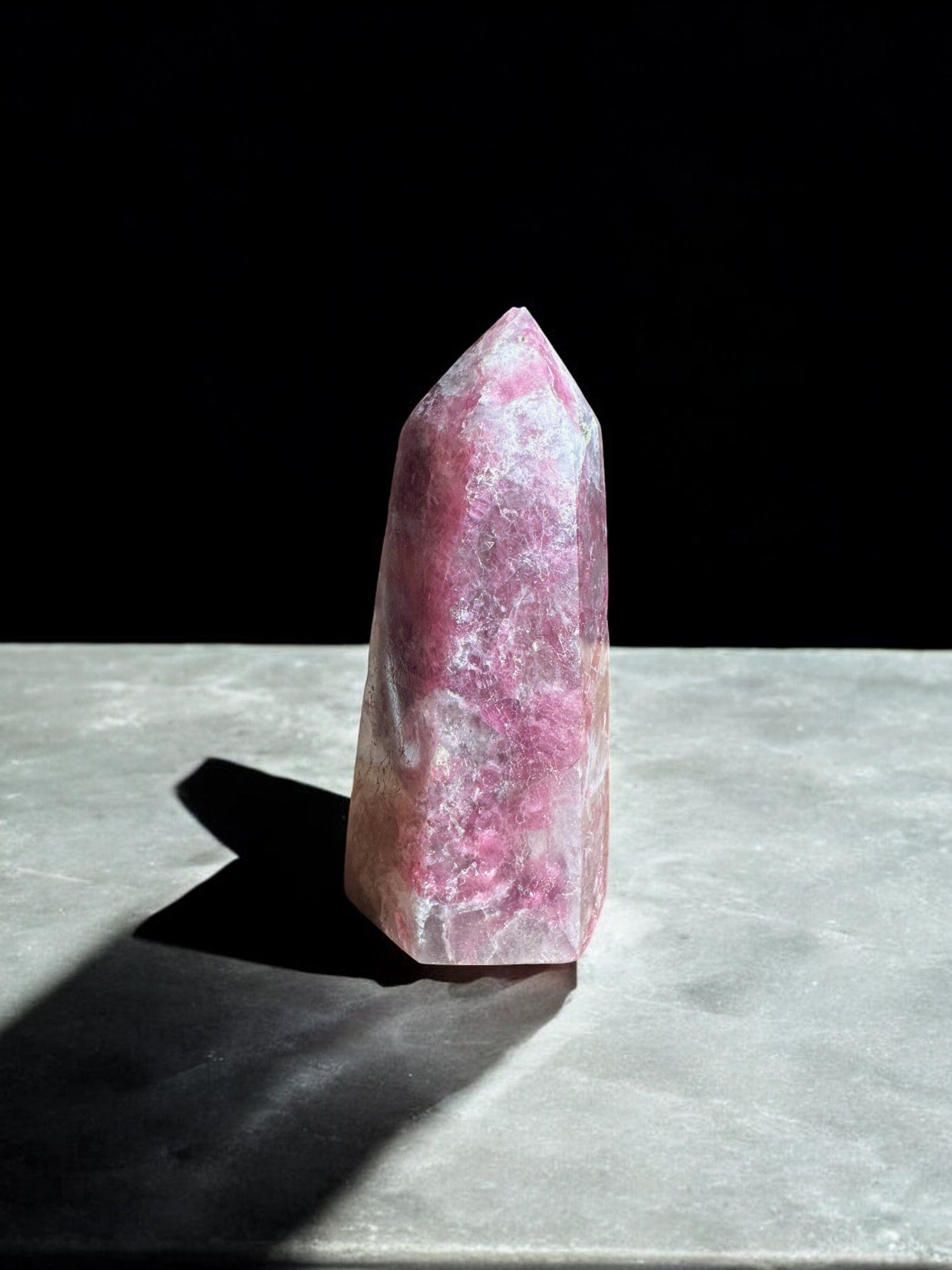 Unicorn stone crystal tower U4 front view