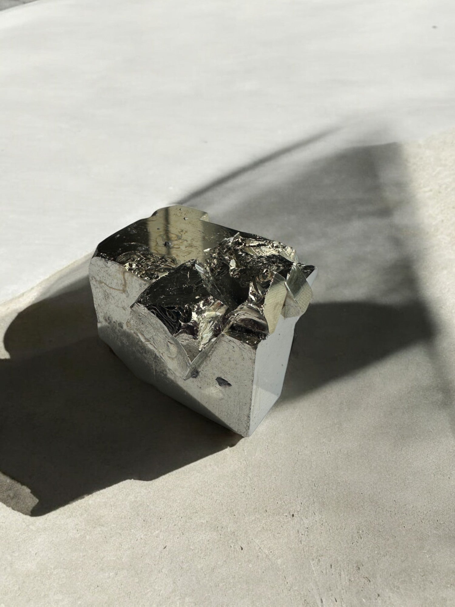 Unique Pyrite cubes with metallic gold hues