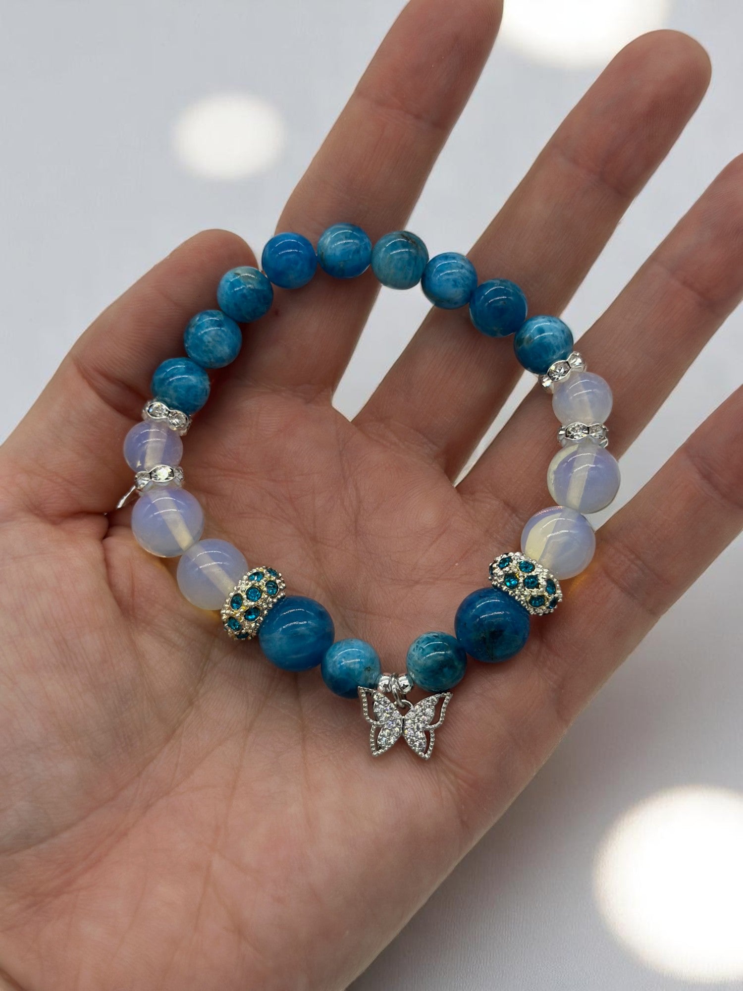 Uplifting gemstone bracelet for clarity, transformation, and joy