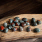 african bloodstone tumbled crystals