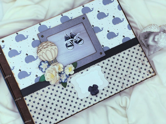 Baby photo album "Blue"