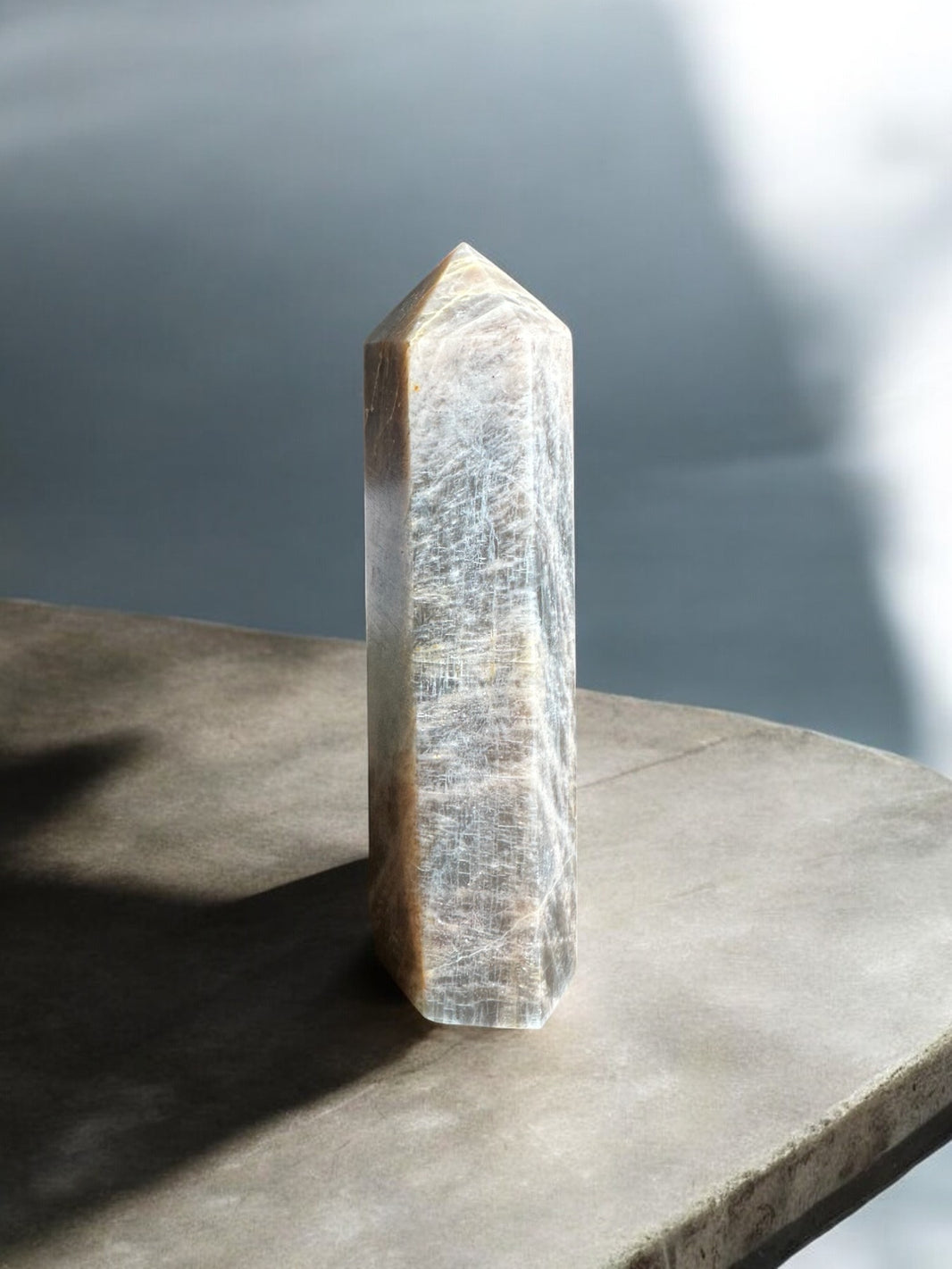 Black Moonstone Collection | Tumbled Crystals & Crystal Towers