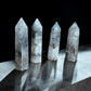 Tourmalinated quartz crystal towers