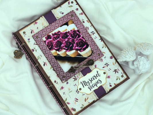 Cupcake blank recipe book