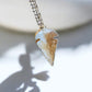 Citrine crystal pendant option 2 on a silver chain