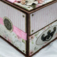 Creamy peonie shabby jewellery organiser