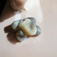 druzy agate crystal shape frog
