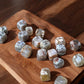 Flower agate cube tumbled crystals