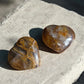 Golden healer quartz crystal hearts