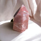 Guava Quartz Crystal Tower A front view