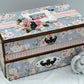 Shabby chic jewellery chest