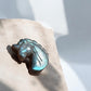 labradorite unicorn crystal figurine with gold flash