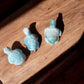 larimar stone tortoise crystal figurines