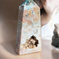 Pink amethyst tall crystal tower