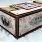 Pink rose tea chest