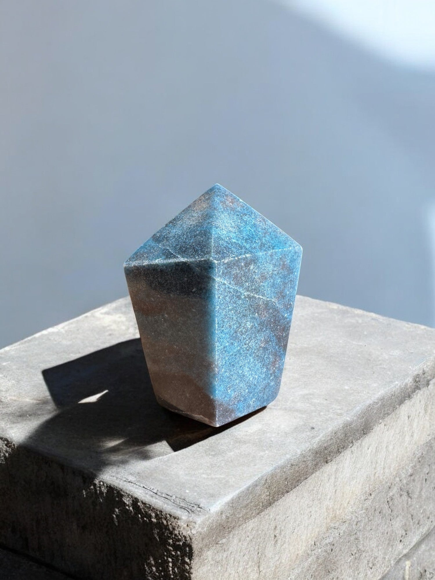 Trolleite blue crystal tower