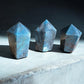 Trolleite crystal towers on a concrete