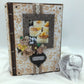 Yellow shabby recipe book