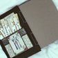 Yellow shabby recipe book