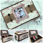 Pink rose tea chest